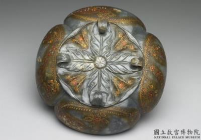 图片[3]-Jade segmented plate, Mughal Empire-China Archive